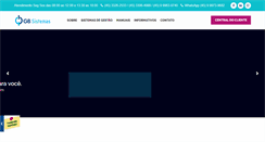 Desktop Screenshot of gbsistemas.com.br